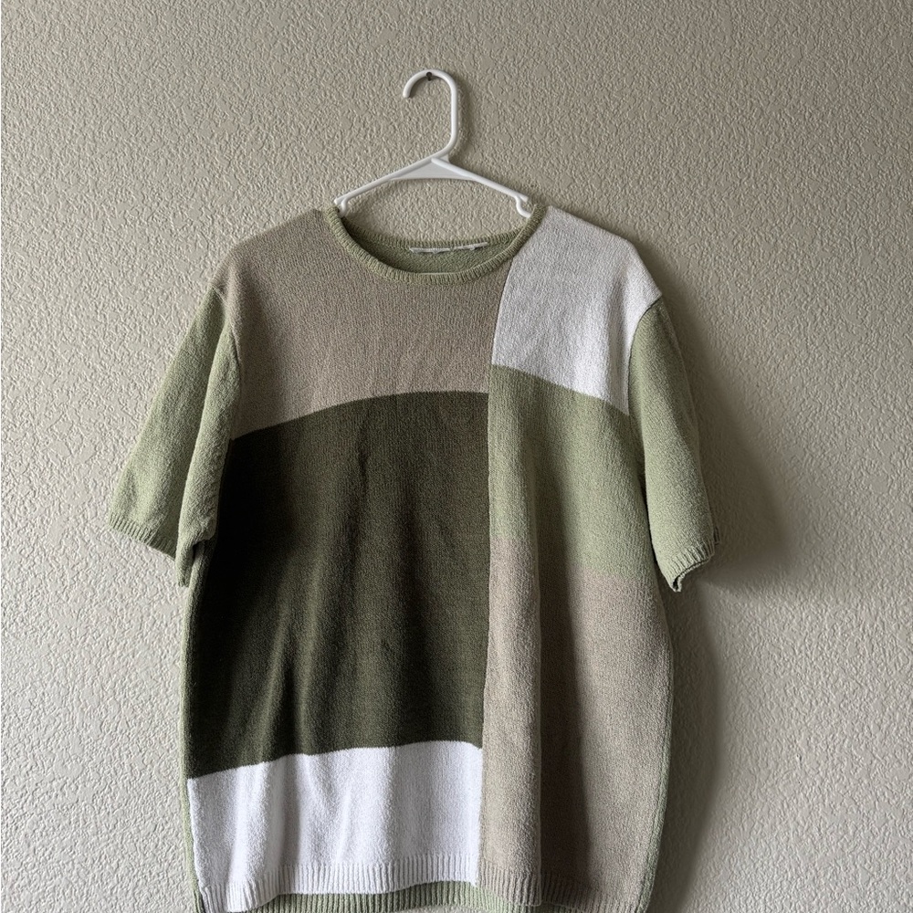 Colorblock Knit Sweater